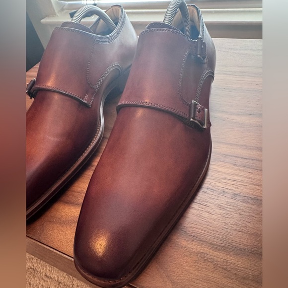 Magnanni Landon Double Monk Strap size 7.5 new, never worn